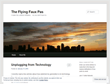 Tablet Screenshot of flyingfauxpas.com